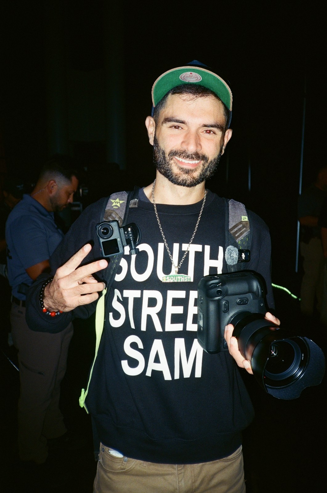 Sami Aziz, South Street Sam, Philadelphia street photographer, film portrait