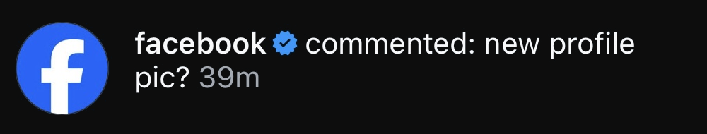 Facebook commented on a South Street Sam post