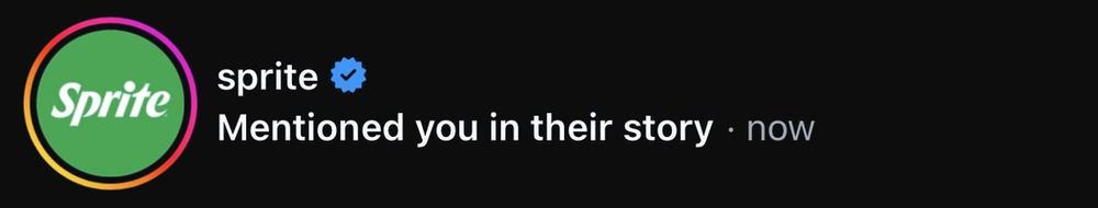 Sprite mentioned South Street Sam in their story